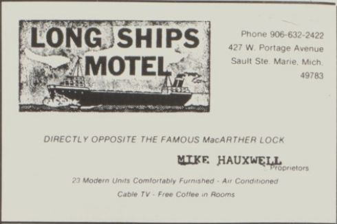 Long Ships Motel - 1988 Yearbook Ad
